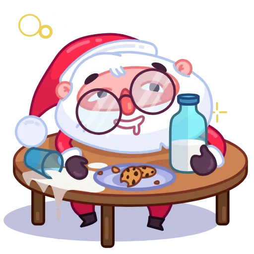 🥴 Стикер «Santa» для Telegram
