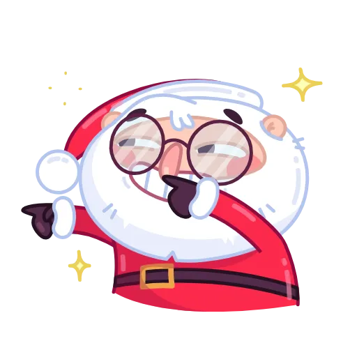 😎 Стикер «Santa» для Telegram