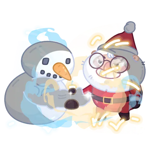 🤝 Стикер «Santa» для Telegram
