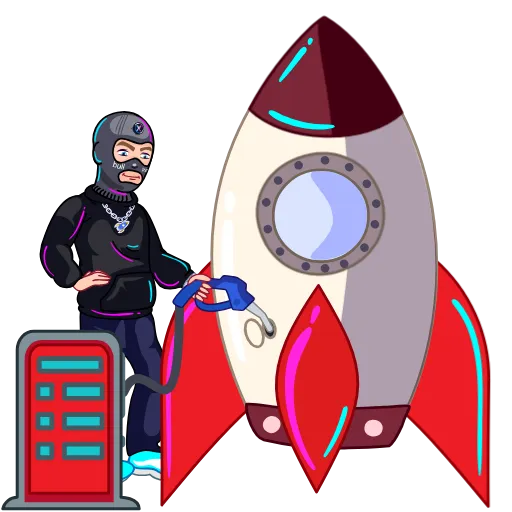 🚀 Стикер «HOLDERGANG» для Telegram