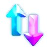 ↕️ Эмодзи «Холдер и точка» для Telegram