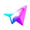 ↗️ Эмодзи «Холдер и точка» для Telegram