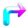 ⤴️ Эмодзи «Холдер и точка» для Telegram