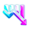 📉 Эмодзи «Холдер и точка» для Telegram