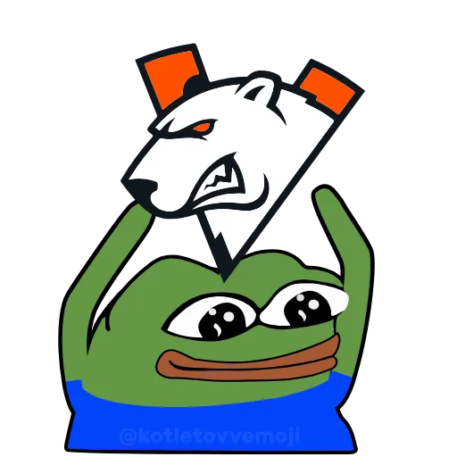 💩 Стикер «Holding Pepe» для Telegram