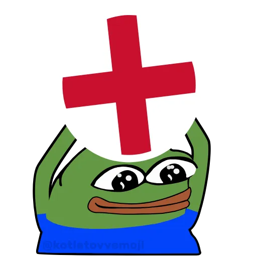🏴󠁧󠁢󠁥󠁮󠁧󠁿 Стикер «Holding Pepe» для Telegram