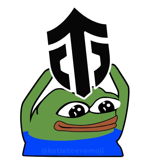 👥 Стикер «Holding Pepe» для Telegram