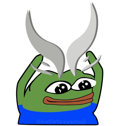 🪽 Стикер «Holding Pepe» для Telegram