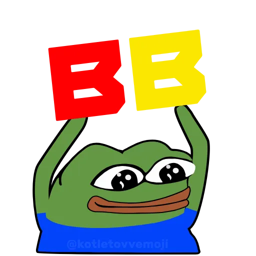 💩 Стикер «Holding Pepe» для Telegram