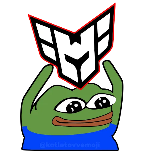 🪖 Стикер «Holding Pepe» для Telegram