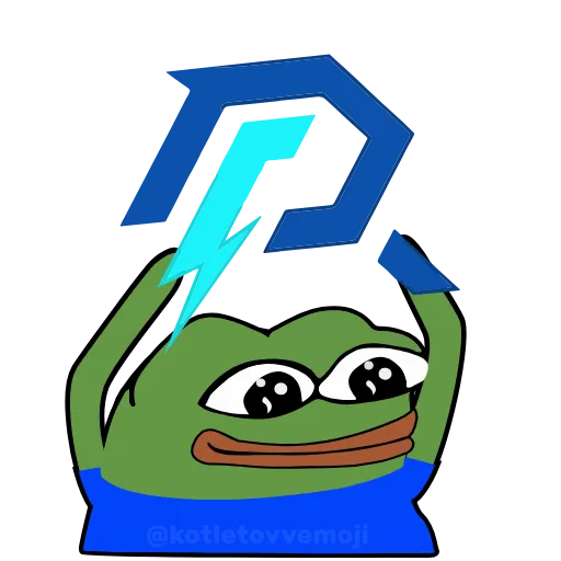⚡️ Стикер «Holding Pepe» для Telegram