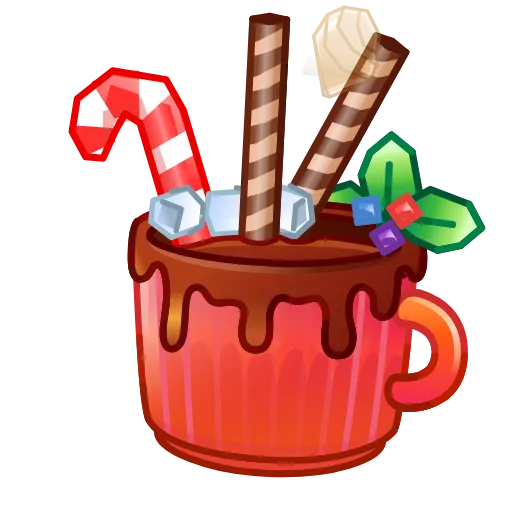☕️ Эмодзи «Holiday Drinks» для Telegram