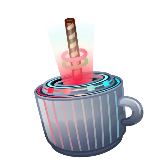 ☕️ Эмодзи «Holiday Drinks» для Telegram