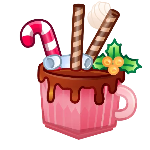 ☕️ Эмодзи «Holiday Drinks» для Telegram