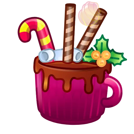 ☕️ Эмодзи «Holiday Drinks» для Telegram