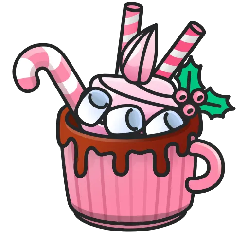 ☕️ Эмодзи «Holiday Drinks» для Telegram