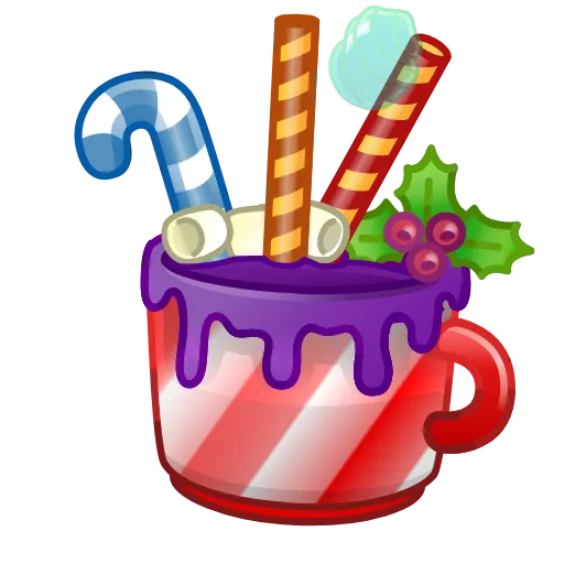 ☕️ Эмодзи «Holiday Drinks» для Telegram