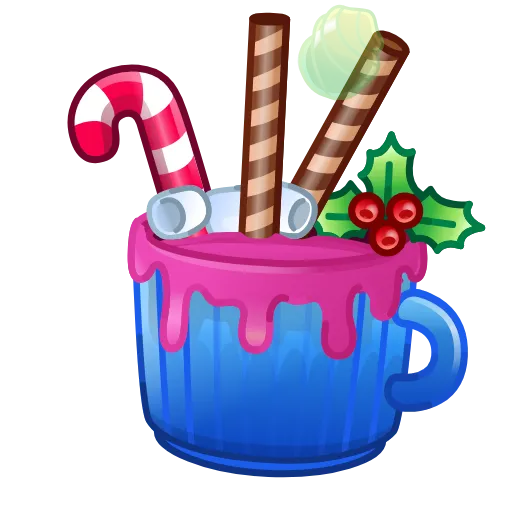Стикерпак Holiday Drinks для Telegram