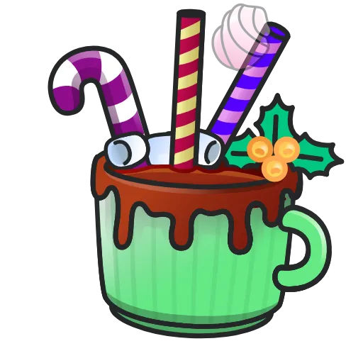 ☕️ Эмодзи «Holiday Drinks» для Telegram