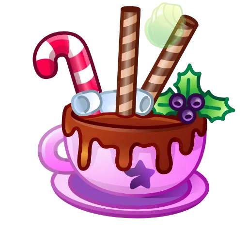 ☕️ Эмодзи «Holiday Drinks» для Telegram