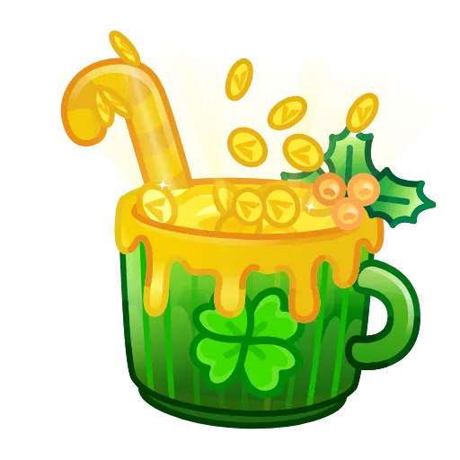 ☕️ Эмодзи «Holiday Drinks» для Telegram
