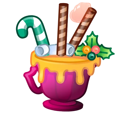 ☕️ Эмодзи «Holiday Drinks» для Telegram