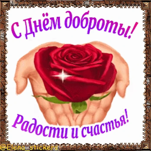🌹 Стикер «Праздники ноября» для Telegram