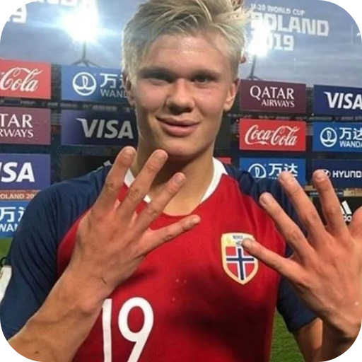 🙂 Стикер «Erling Haaland» для Telegram