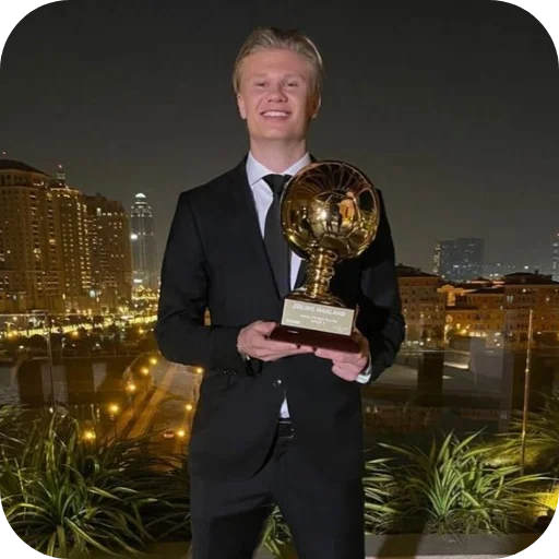 😁 Стикер «Erling Haaland» для Telegram