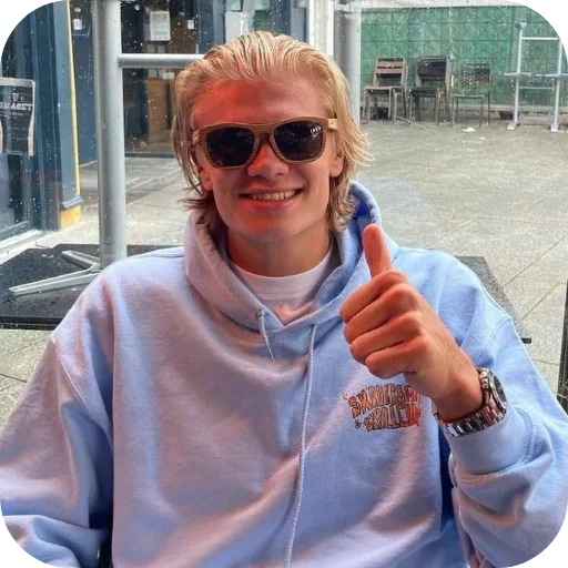 😎 Стикер «Erling Haaland» для Telegram