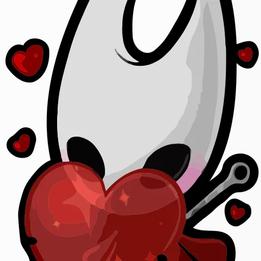 ❤️ Эмодзи «Hollow Knight» для Telegram