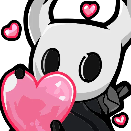 🥰 Эмодзи «Hollow Knight» для Telegram