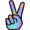 ✌️ Эмодзи «holographic» для Telegram