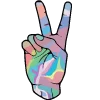 ✌️ Эмодзи «holographic» для Telegram