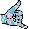 🤙 Эмодзи «holographic» для Telegram
