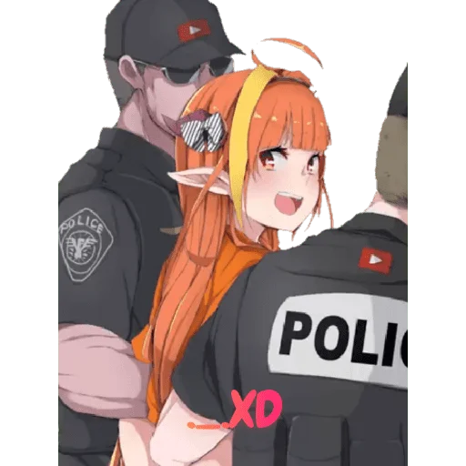 👮‍♀️ Стикер «hololiveshitpost» для Telegram
