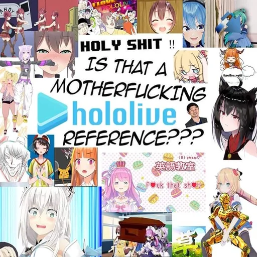 😮 Стикер «hololiveshitpost» для Telegram