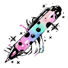 Стикер 47 holo neural