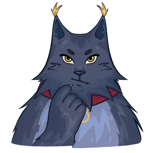 🤔 Стикер «Holy Cat» для Telegram