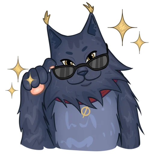 😎 Стикер «Holy Cat» для Telegram