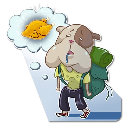 🤤 Стикер «Homa Travel» для Telegram