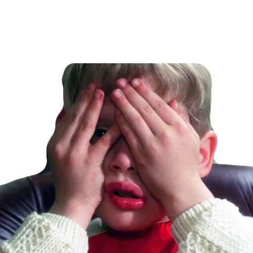 🤭 Стикер «Один дома» для Telegram