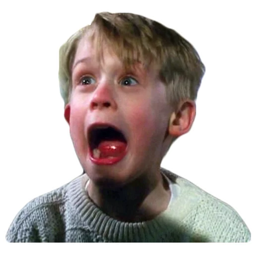 😱 Стикер «Один дома» для Telegram