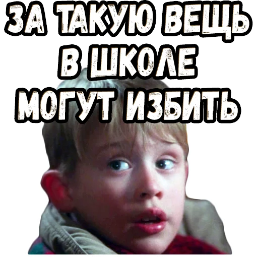 🤔 Стикер «Один дома (2)» для Telegram