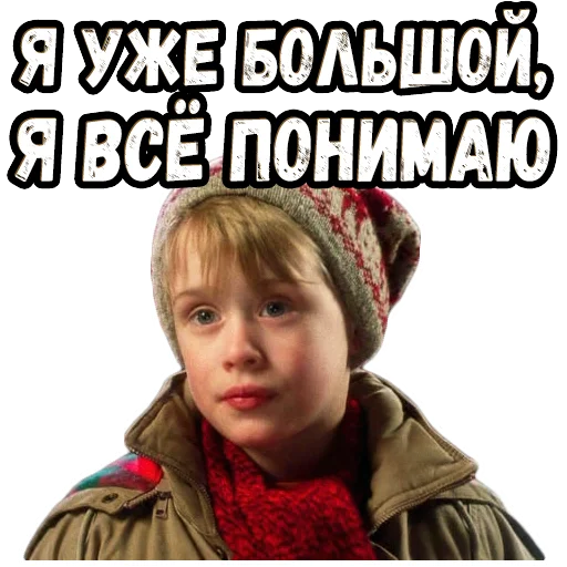 😎 Стикер «Один дома (2)» для Telegram