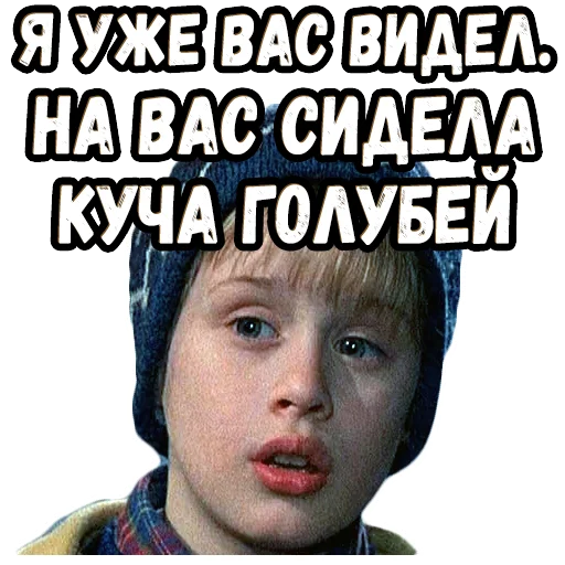 😉 Стикер «Один дома 2 (2)» для Telegram