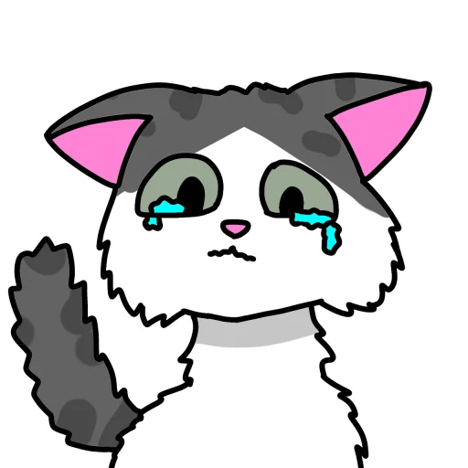 😢 Стикер «Дом котов» для Telegram