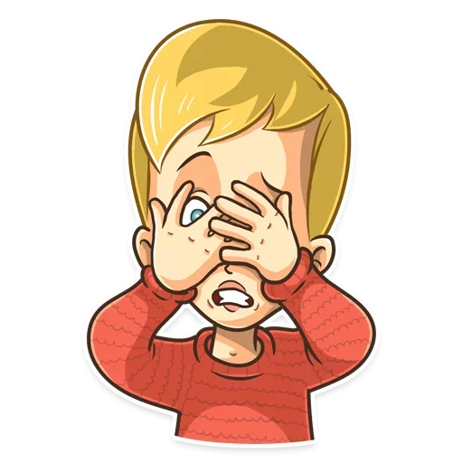 🙈 Стикер «Home Alone Anime» для Telegram