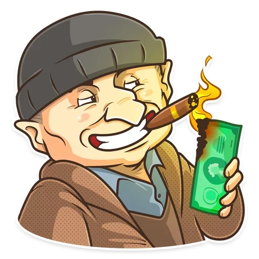 🚬 Стикер «Home Alone Anime» для Telegram