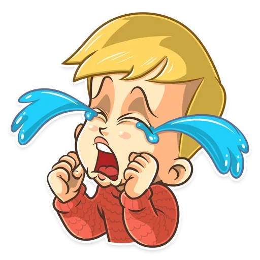😭 Стикер «Home Alone Anime» для Telegram